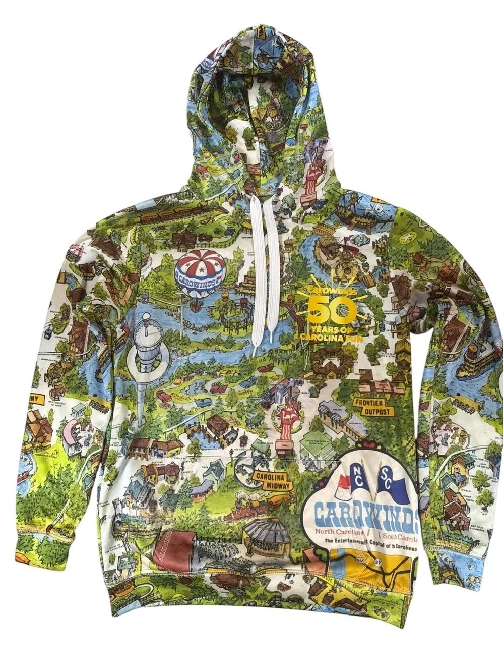 Carowinds Theme Park 50th Anniversary premium hoodie